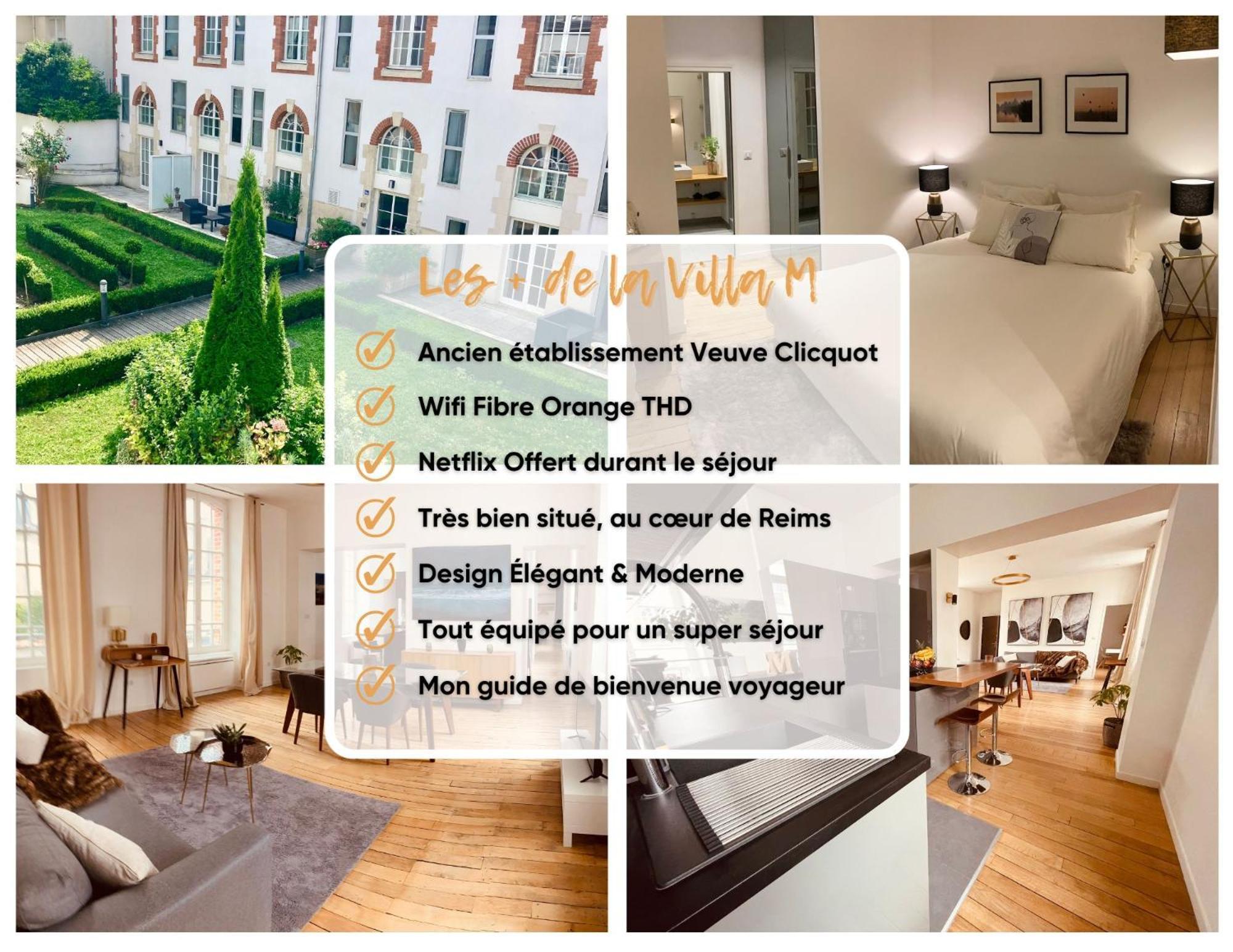 So Guest- Luxueux Appartement, Ancienne Maison De Champagne Proche Cathedrale Reims Exterior photo